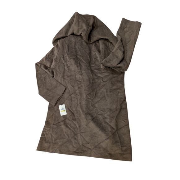 NWT Cole Haan Oversized Hood Camel Wool  Blend Coat Size 14 - Picture 6 of 7